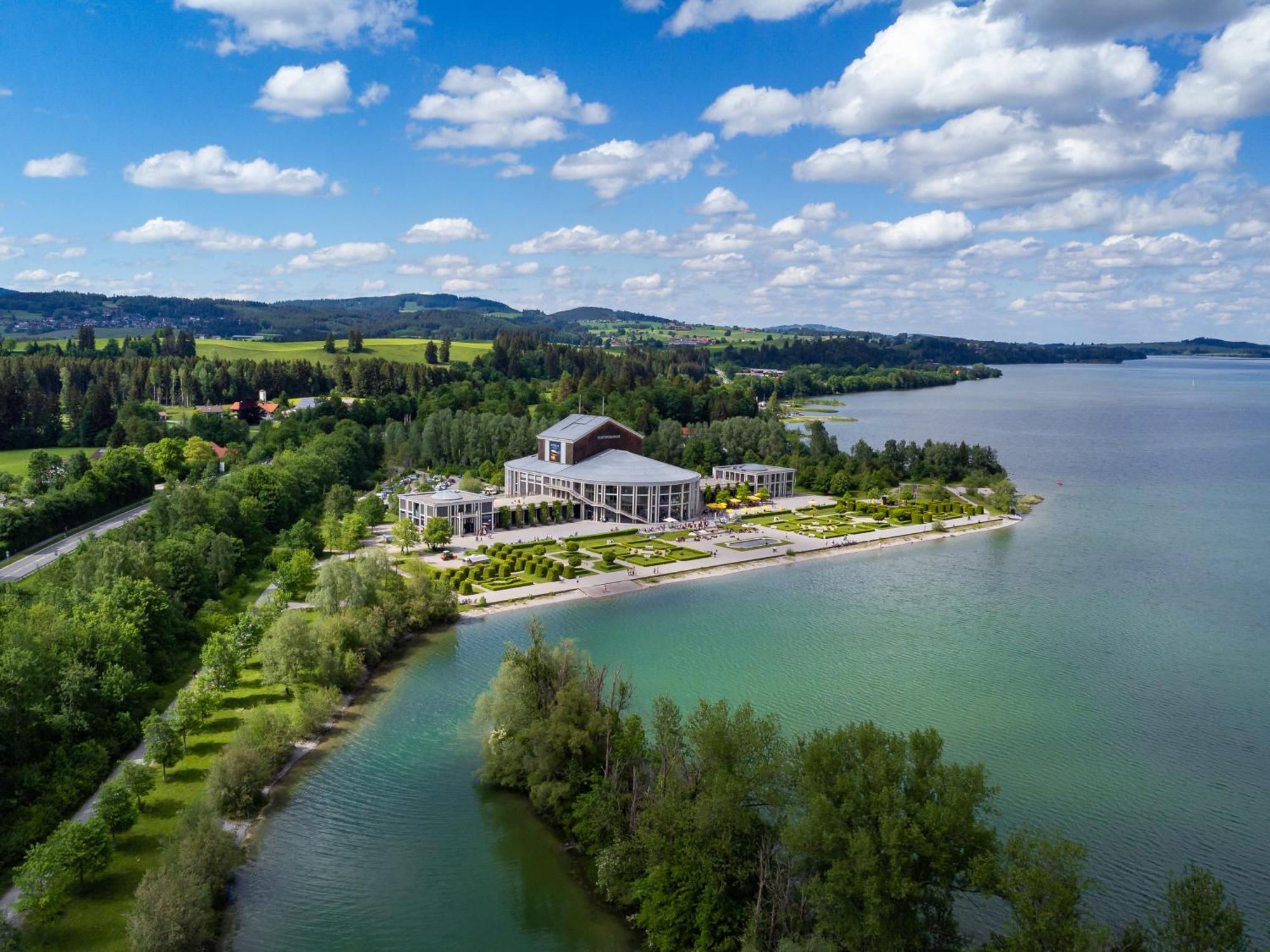 Landhotelwohnung In Seeg Buitenkant foto
