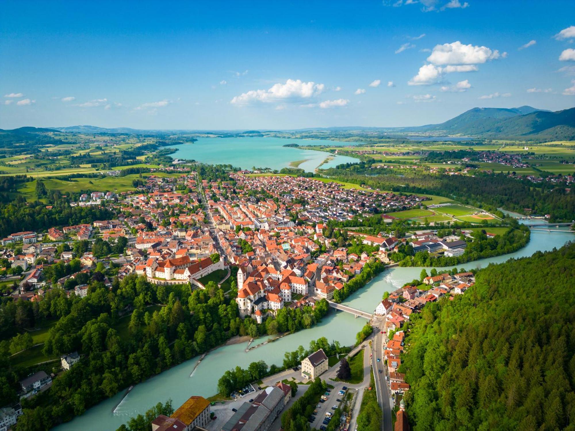 Landhotelwohnung In Seeg Buitenkant foto